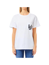 LIUJO DENIM Liu Jo T-Shirt Donna Bianco Bianco